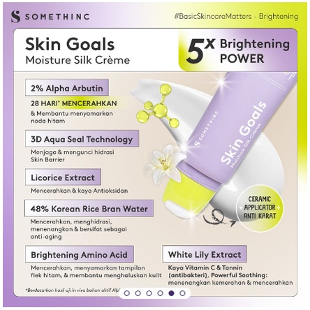 Somethinc SKIN GOALS Moisture Silk Creme