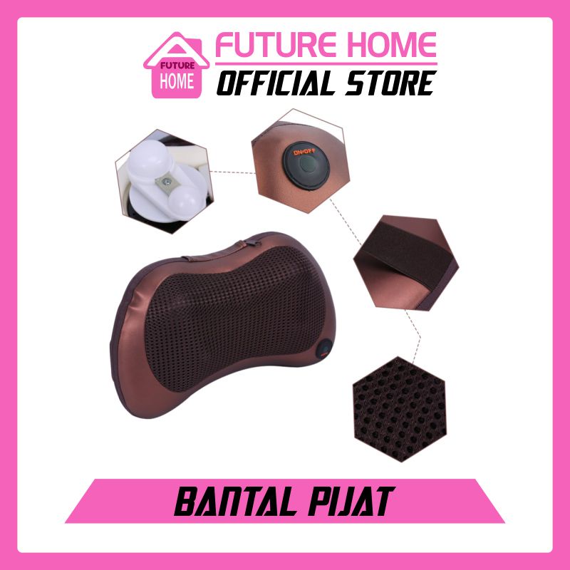 Bantal Pijat 8 Bola Portable Car And Home Masaage Pillow