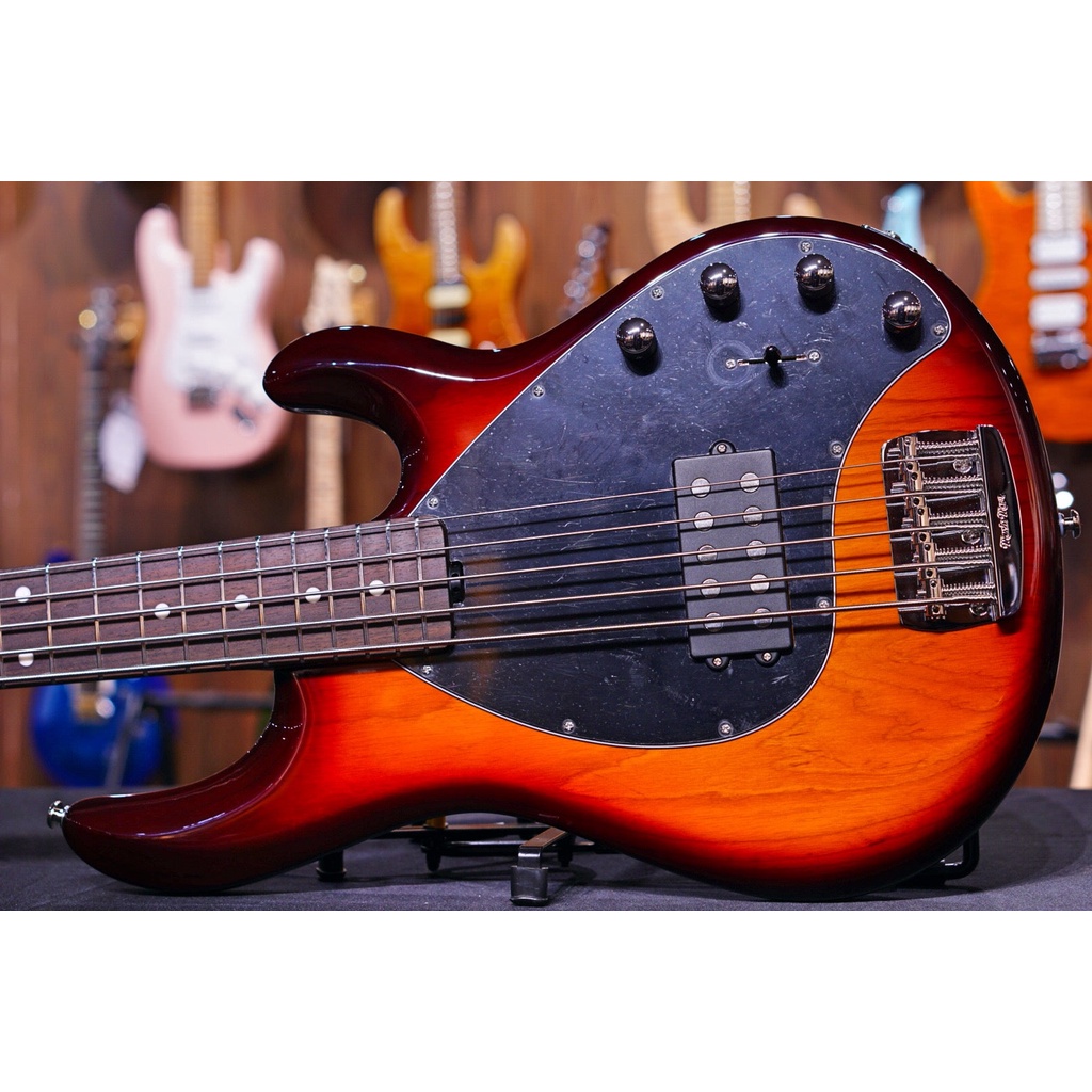 Ernie Ball Music Man StingRay Special 5 H Bass Guitar - Burnt Amber F88194