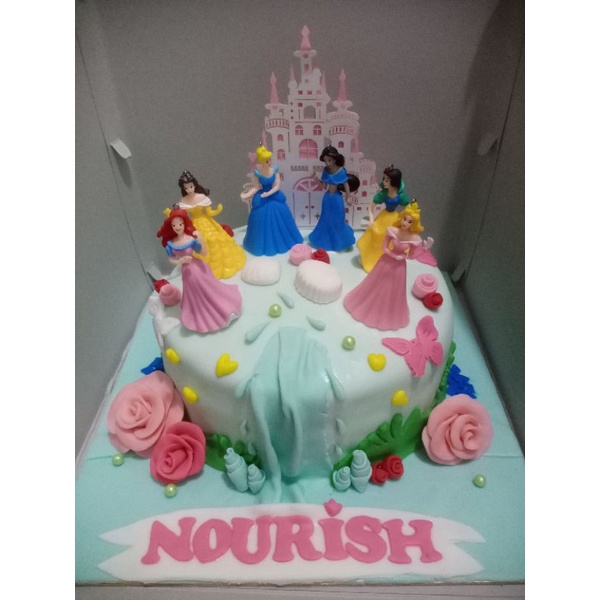 

kue ultah Disney princess
