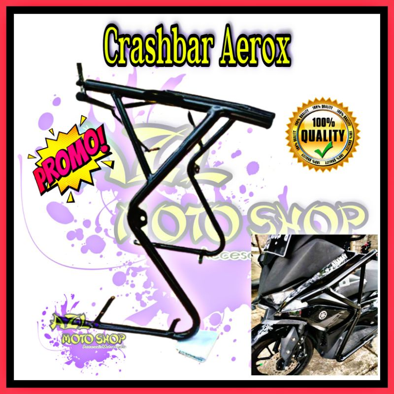 Crashbar Aerox pelindung body aero-x yamaha besi pengaman tubular touring adventure airox 155