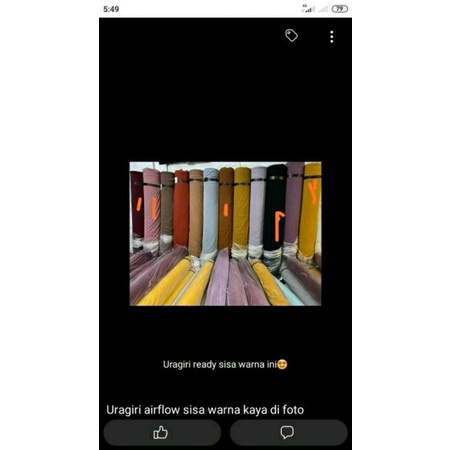 pesanan Nafa busana kain uragiri airflow 5roll