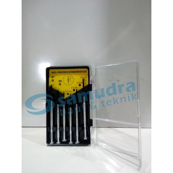 [TERBAIK] Kenmaster Obeng Jam Set Kecil 6 Pcs DE210GG