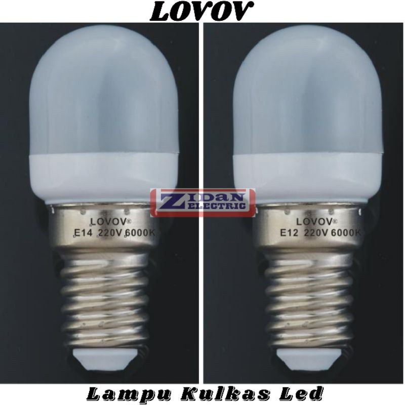 Lampu Kulkas Led E12 E14 3W / Lampu Tidur Led E12 E14 3 Watt Lovov