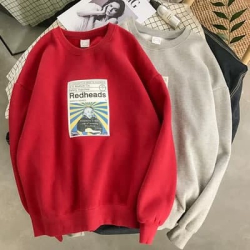 HOODIE Sweater crewneck einstein red head murah