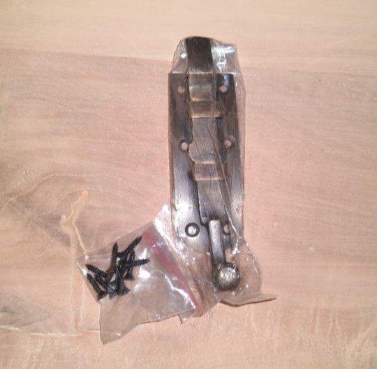 Grendel Jendela / Grendel Slot Kuningan Antik 7 Cm Brass