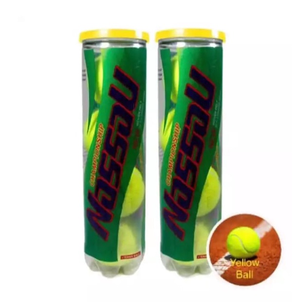 Bisa COD Bola tenis nassau championship tenis ball original isi 4