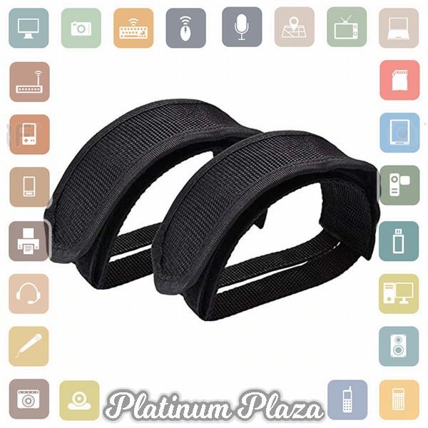 PROMEND Tali Pedal Sepeda Bicycle Pedal Toe Clip Foot Strap Cover - YQ097 - Black`3QNLL3-