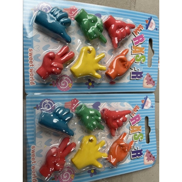 

Penghapus bentuk tangan / jari satuan