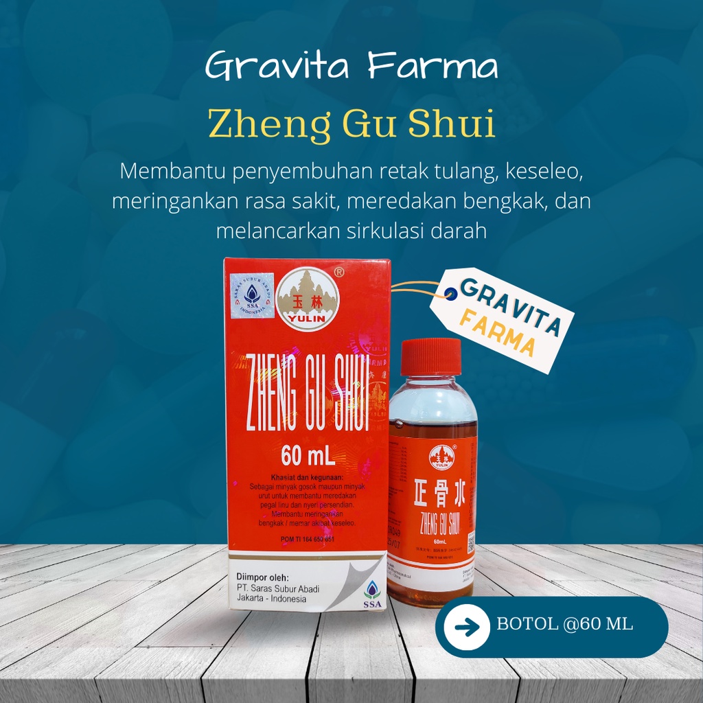 Zheng Gu Shui 60 mL - Minyak Gosok / Urut Cina