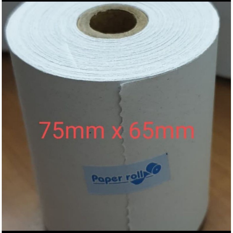 

Kertas struk 1 ply / telestrook / telestruk / kertas kasir 75×65 (1 ply)