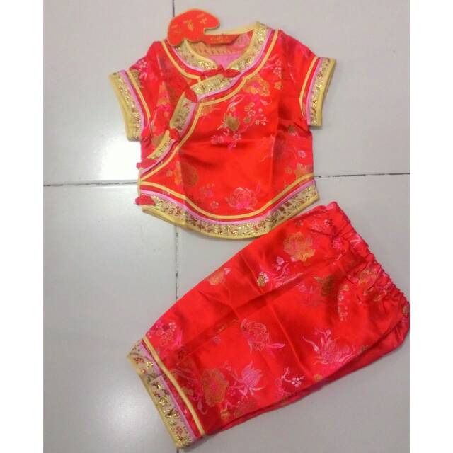 Baju imlek anak perempuan