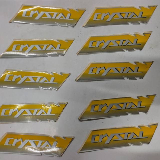 

STIKER CAP-CAPAN TULISAN CRYSTAL