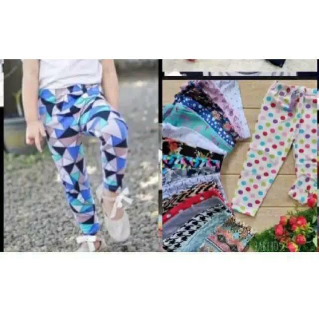 DK LEGGING Motif / Legging Polos Anak Perempuan / Celana Anak Perempuan - Murah GRUP 1