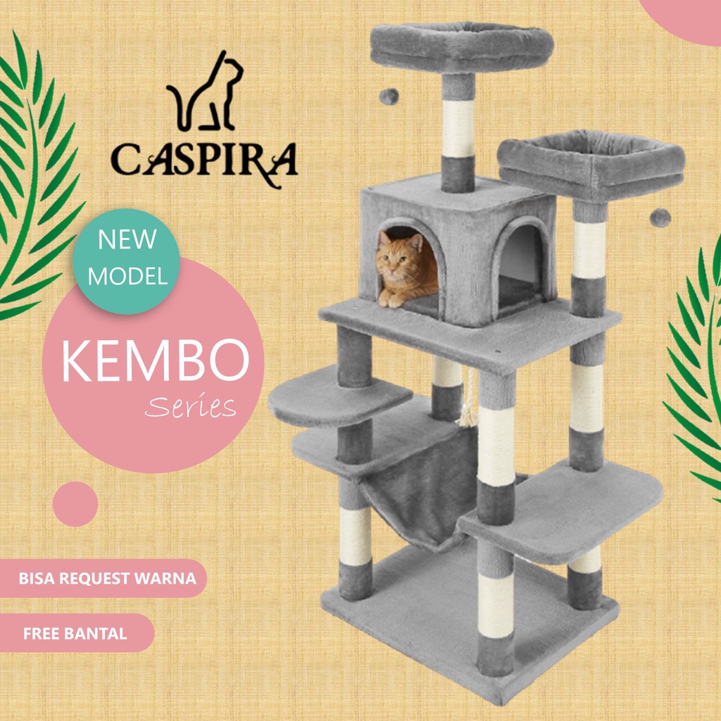 Cat Tree - Cat Condo - Garukan Kucing - Panjatan Kucing - Kandang Kucing - Kitten Play