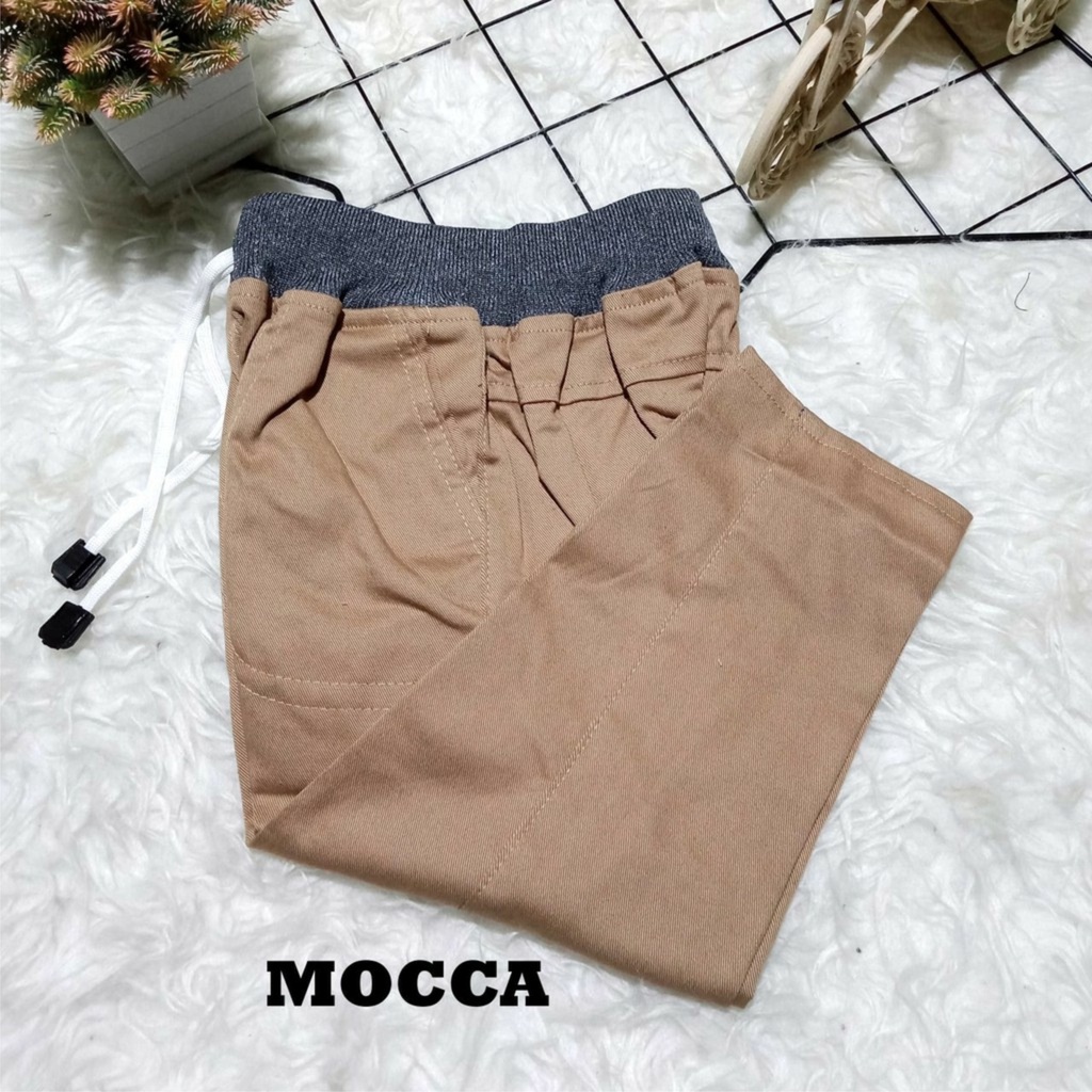 Celana Chino Chinos Cino Panjang Anak Laki Laki Cowo Cowok Pinggang Karet Bahan Melar 2 10  Tahun