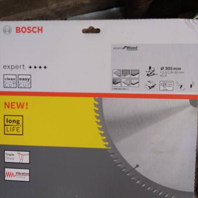 mata gergaji serkel kayu Bosch 12 inc 40T