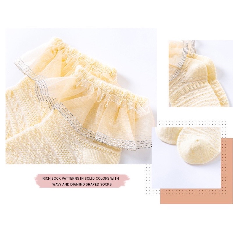 DK 09 KAOS KAKI RENDA Bayi Anak