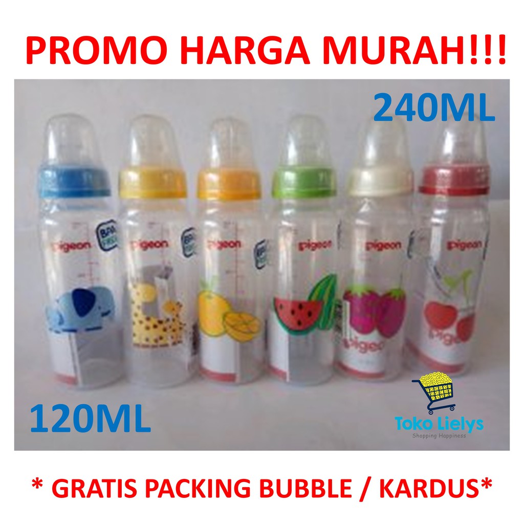 PIGEON Botol Susu PIGEON PP RP MM 50ML 120 ML 240 ML