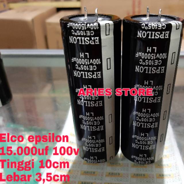 ELKO ELCO EPSILON 15000uf 100v EPSILON 15000uf 100v ORI