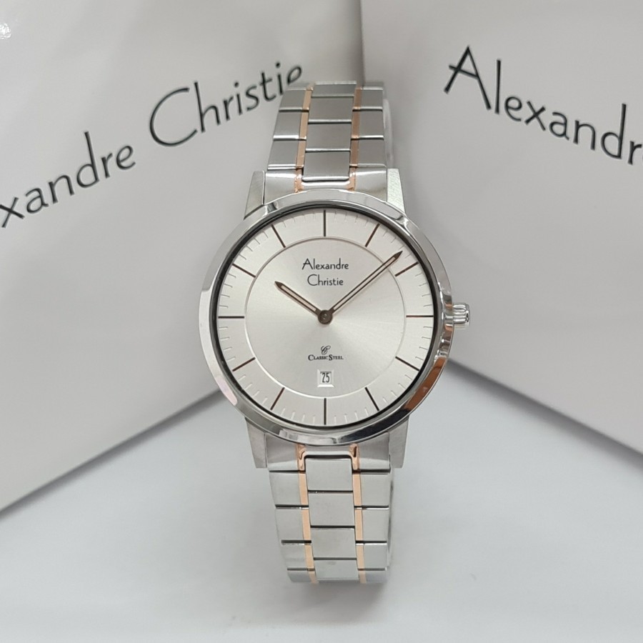 ORIGINAL Jam Tangan Wanita Alexandre Christie AC 8639 / AC8639 / 8639 Garansi Resmi 1 Tahun.