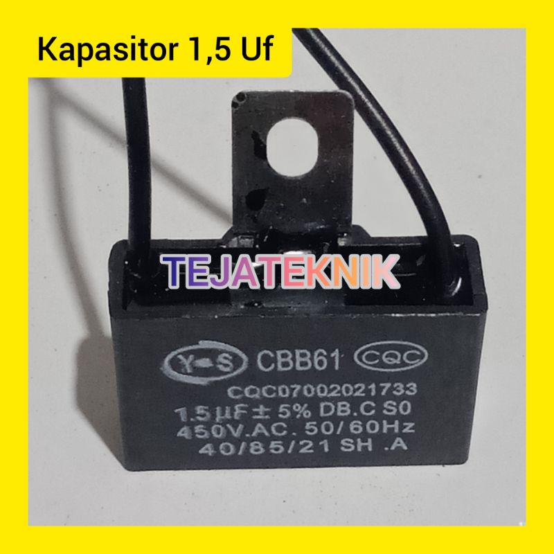 Jual KAPASITOR KIPAS ANGIN 1,5 UF Shopee Indonesia