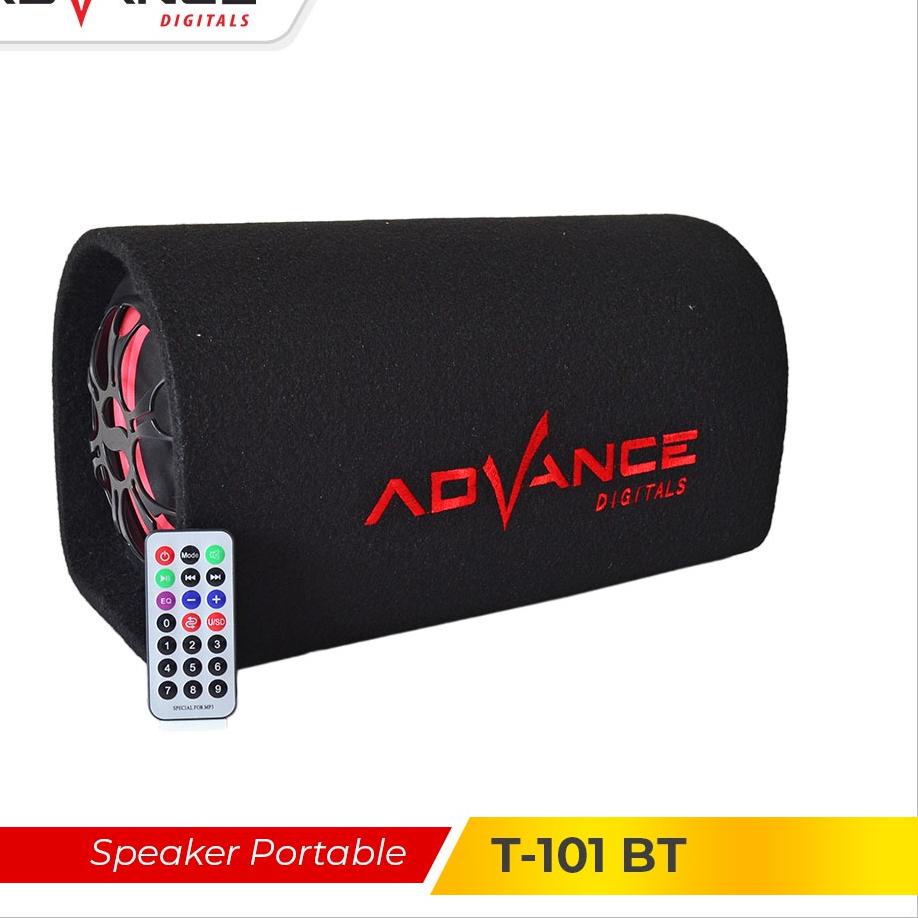 Hadir Terupdate Speaker Portable Advance T-101 Bluetooth Subwoofer Speaker 5 Inch Original Garansi Resmi