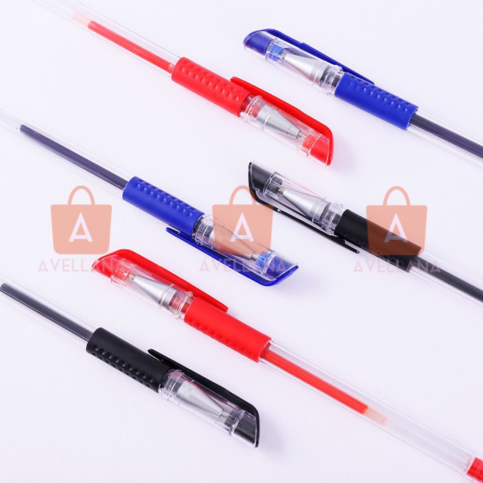 

Pulpen Gel PEN 0.5mm Ballpoint Import Pena Alat Tulis Murah (isi 4pcs)