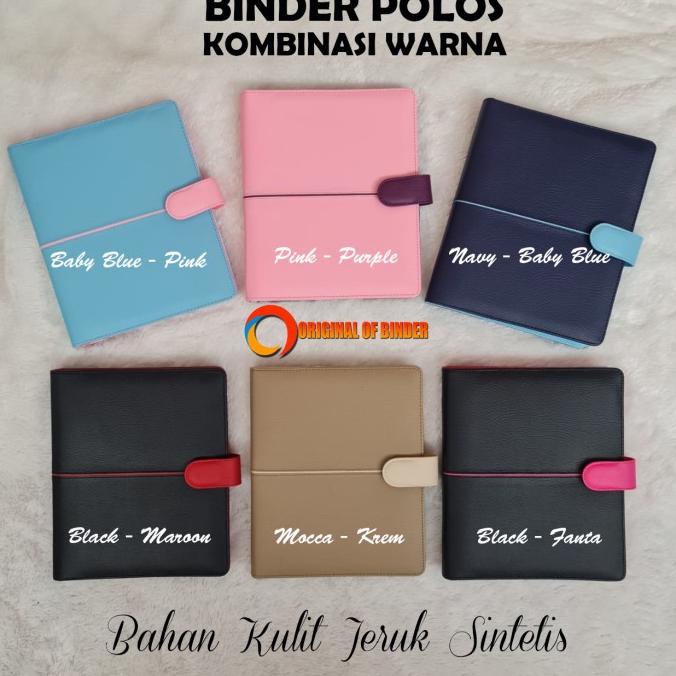 

BINDER POLOS KOMBINASI WARNA A5 & B5