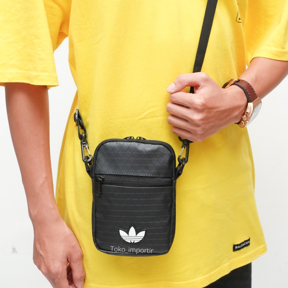 Tas Slingbag Adidas Mini / Tas Selempang Pria Mirror ORI Unisex