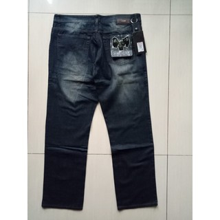  CELANA  PANJANG SCRAP DENIM BAHAN LEMBUT WARNA BLUE DENIM 