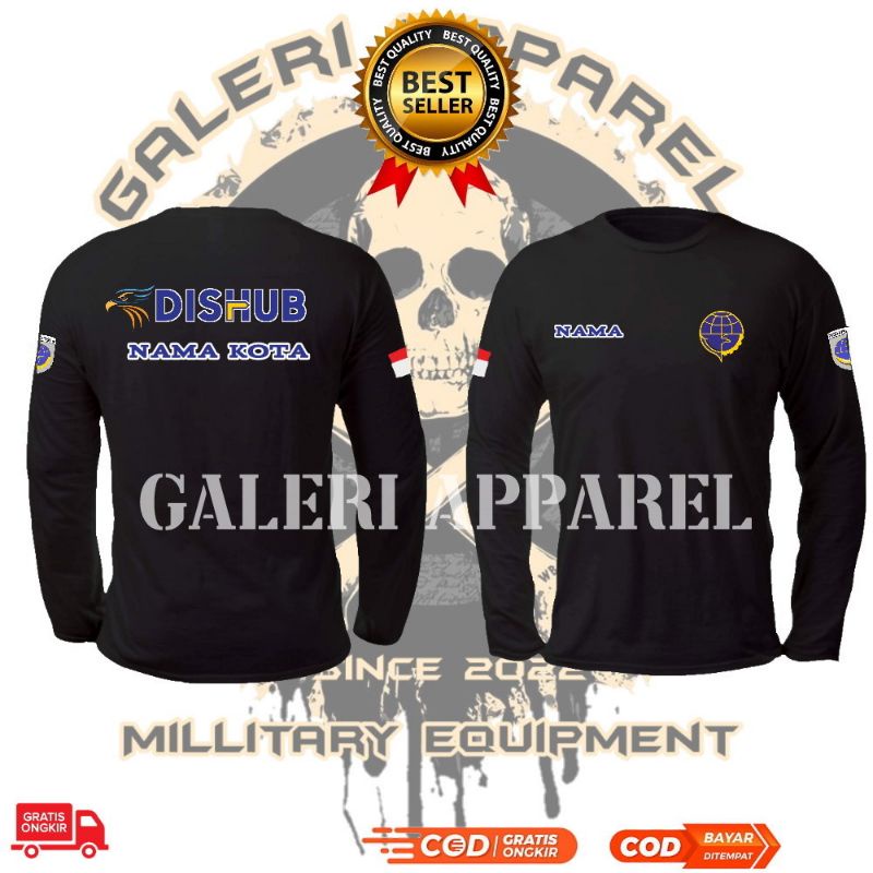 Kaos Dishub/Baju Dishub Lengan Panjang Terbaru