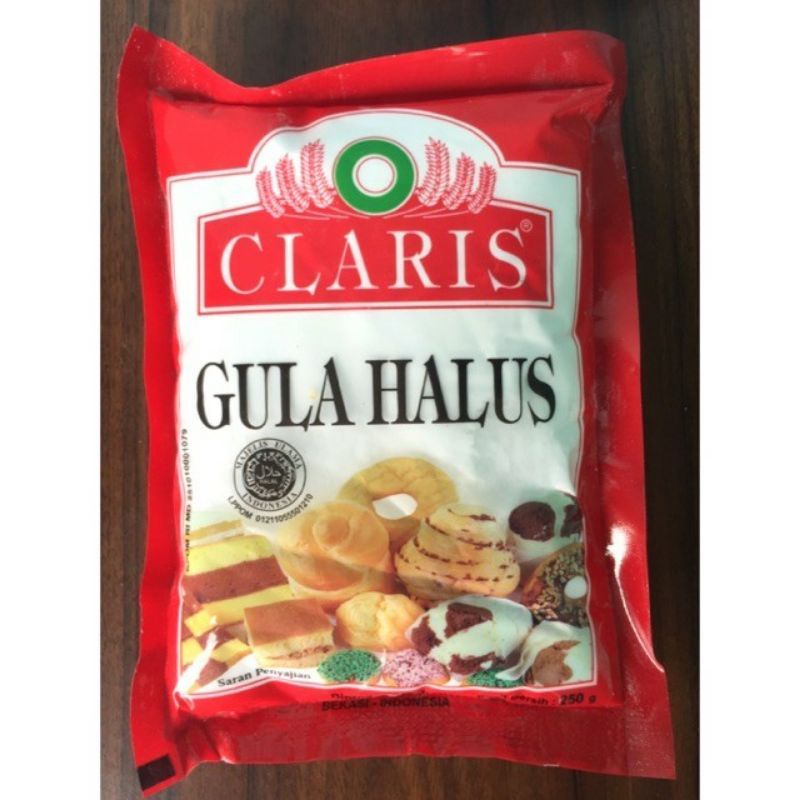 

gula halus claris 250 gram