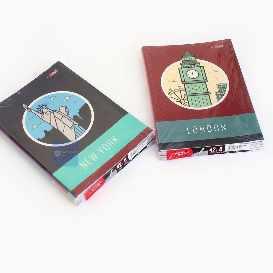 

New Product|SQ29|BIG BOSS - buku tulis 42 lembar