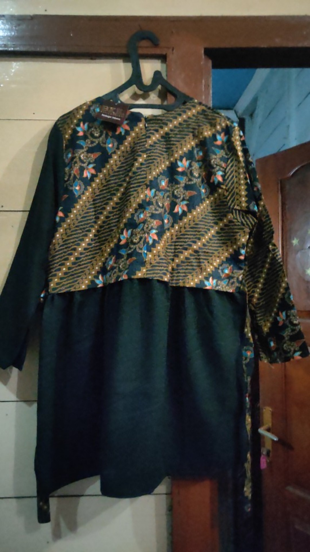 Batik Wanita Asj Sa Hrb026 Kenongo Kemeja Tosca Pendek