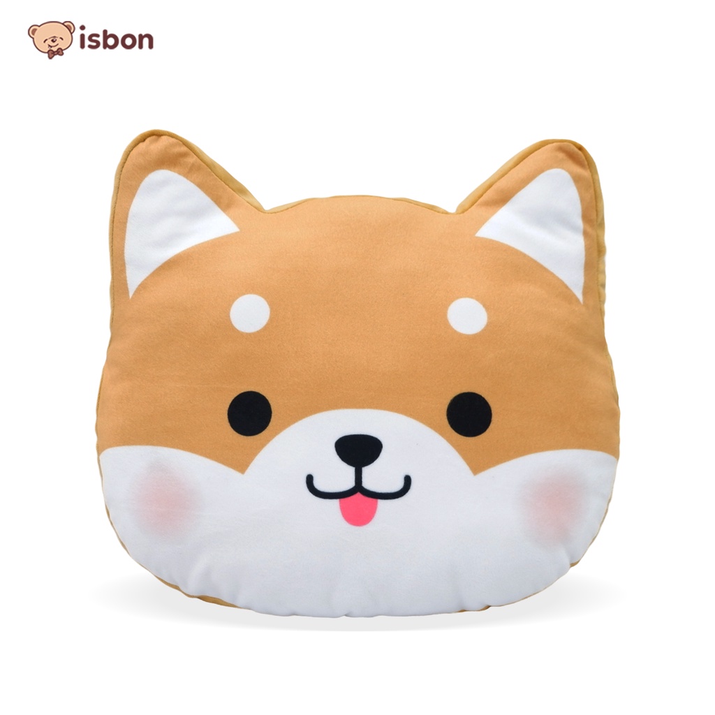 Balmut Bantal Selimut Karakter Kepala Anjing Shiba Cocok Untuk Traveling Mudah Dibawa Nyaman Digunakan By Istana Boneka