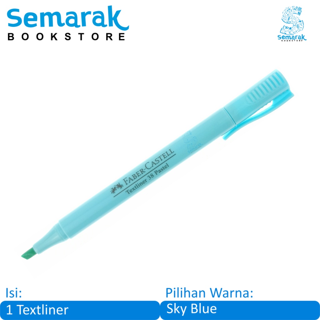 

Faber Castell Textliner 38 Pastel - Sky Blue