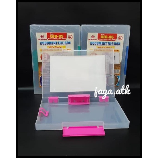 

Map Plastik Dokumen Tenteng Folio F4 Document File Box Dfb-005 Bagus