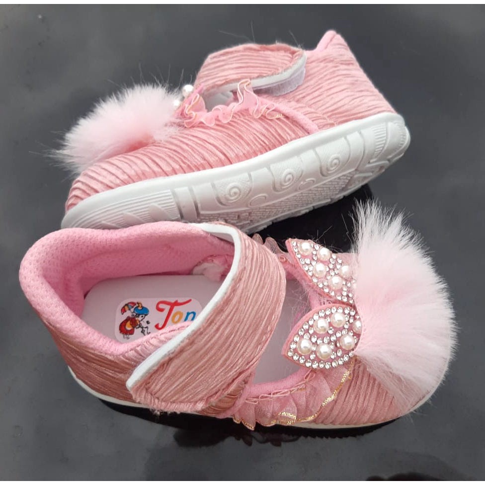 SNP02 Sepatu Pesta Anak Perempuan Bunyi Cit Cit Umur 1 2 3 tahun - Babyfit