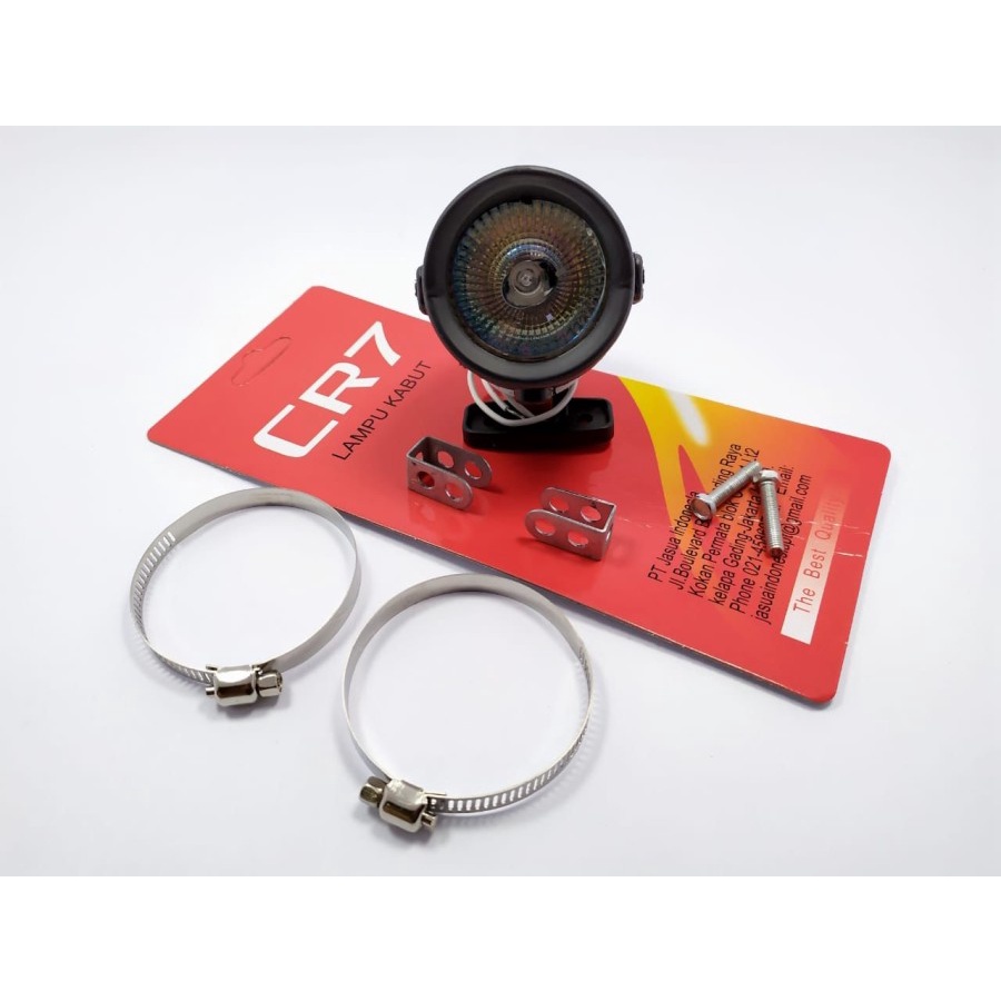 Lampu Tembak Kabut Halogen Sorot Cree Model Kodok Motor Universal CR7