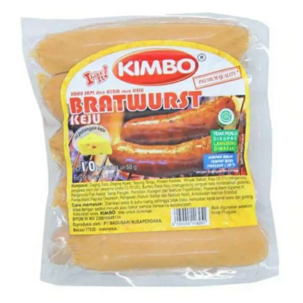 

Kimbo Sosis Keju 500 g