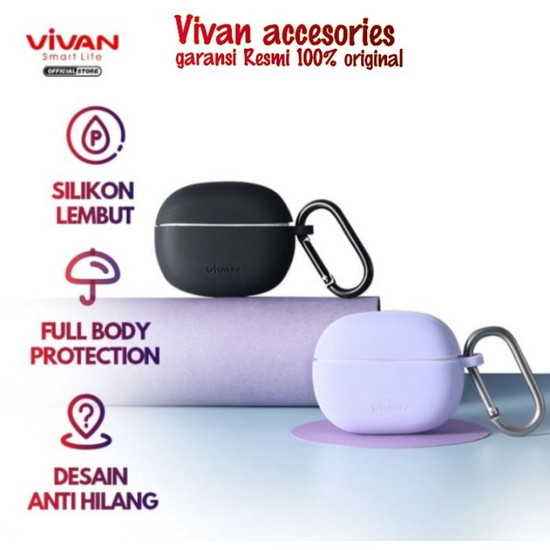 Vivan CARRYING CASE Original TWS Silicone Earphone Bluetooth T300NC