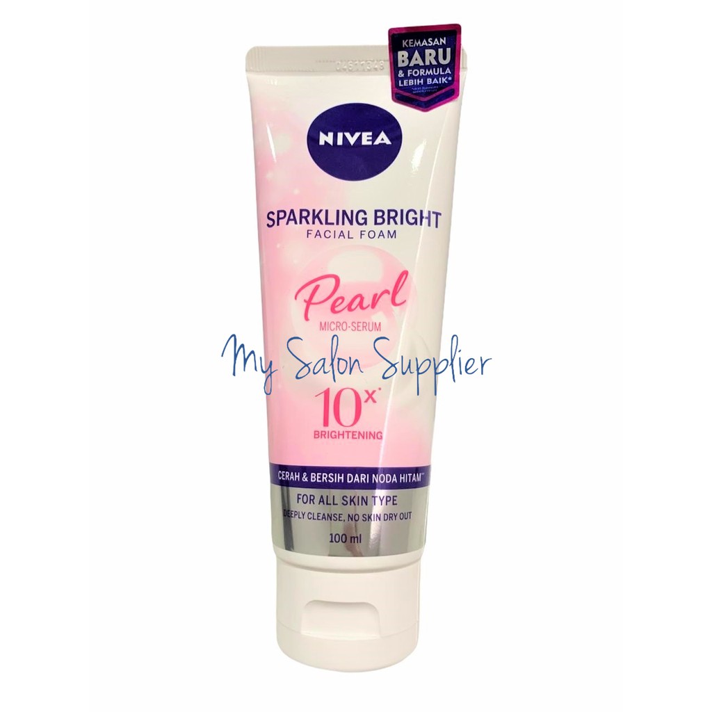 Nivea Sparkling Bright Facial Foam Pearl Micro Serum 100ml
