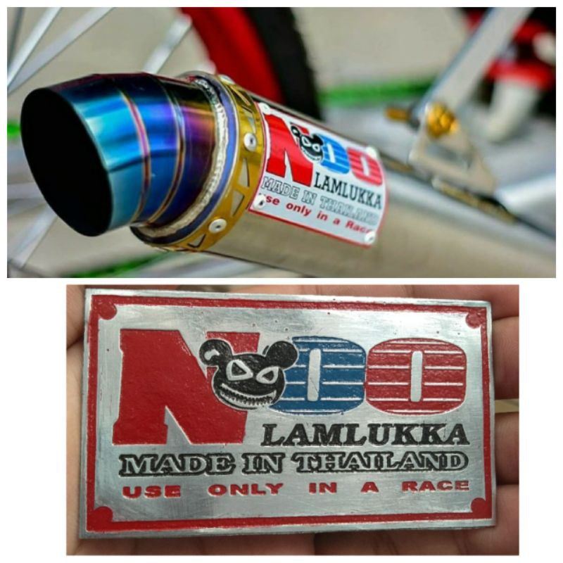 Emblem Knalpot Noo Lamlukka Thailand Custom