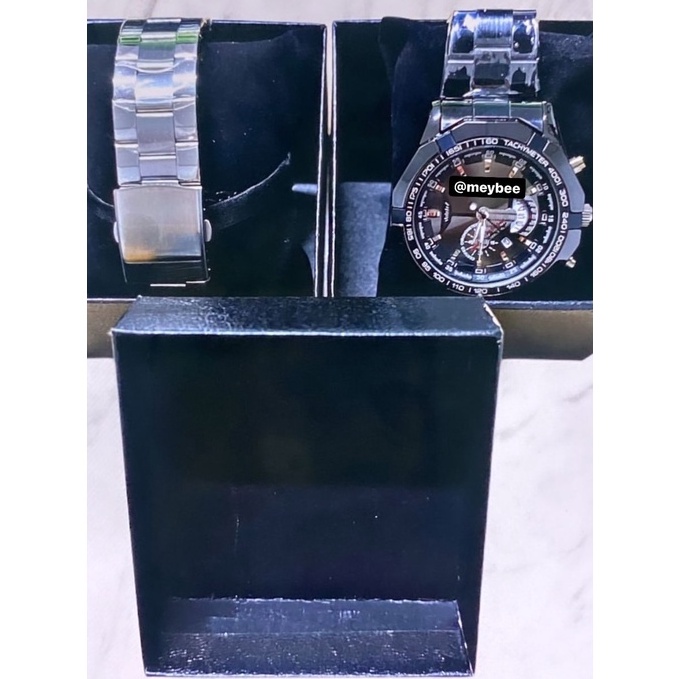 Jam Tangan Pria S001 P3 Tahan Air Kotak gratis 100% Original