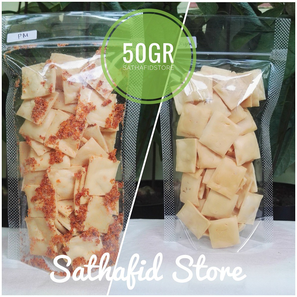 

Keripik Keju Chips Panggang Renyah Cemilan Sehat Diet Keto DEBM Kemasan Pouch 50gr