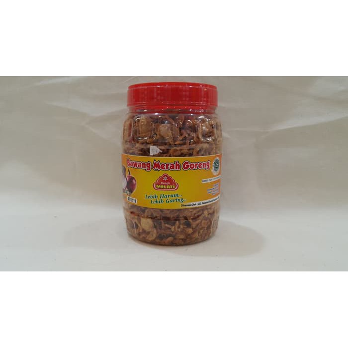

Bawang Merah Goreng Toples Besar cap Bunga Melati