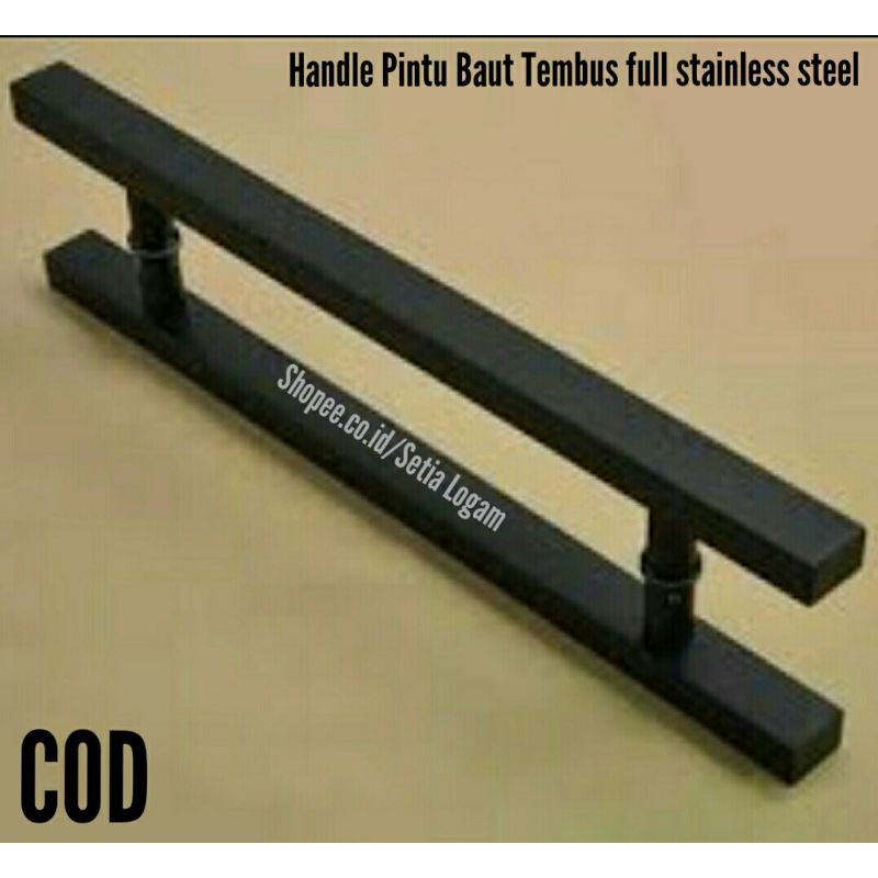 Handle pintu 45cm baut Tembus full stainless 304