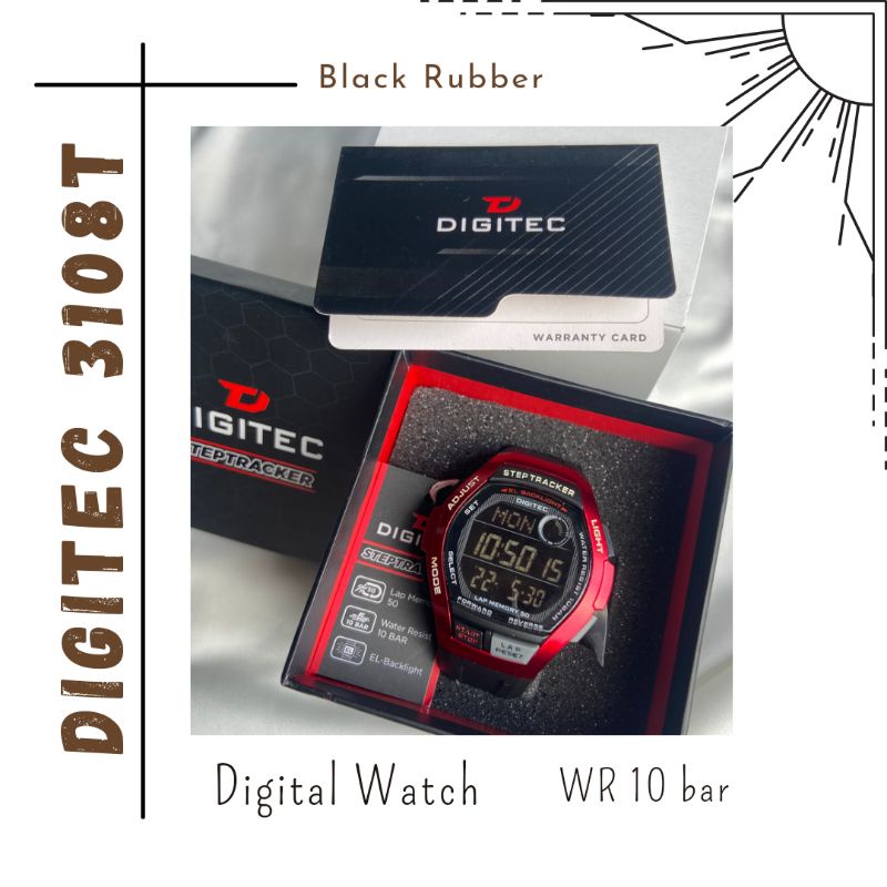 JAM TANGAN PRIA DIGITEC 3108 Original