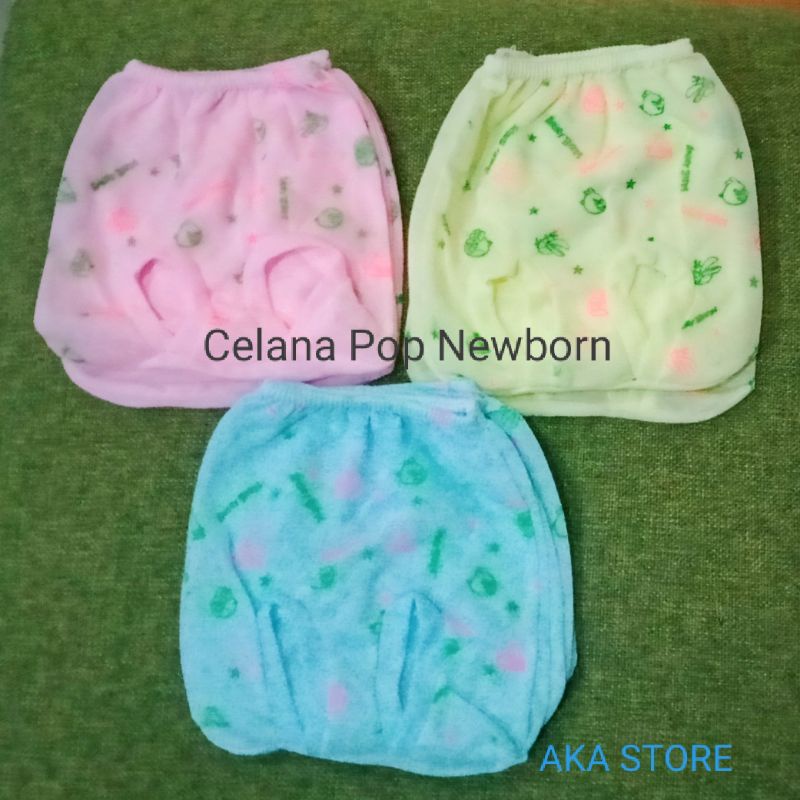 celana pop bayi lusinan 12 pcs warna murah